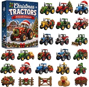 Christmas Tractors Advent Calendar 2026, 24-Day Christmas Countdown-AUTO WIN 15/09