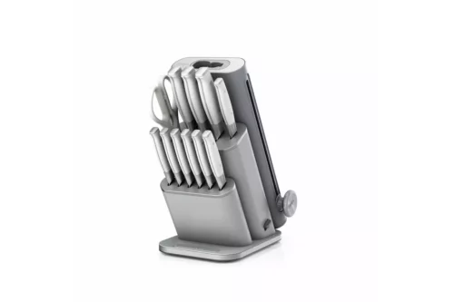 Ninja Stay Sharp 13 Piece Smart Knife Block Set - Grey- AUTO WIN 30/09
