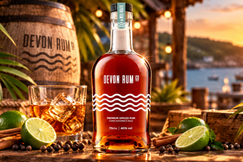 Devon Rum Co Premium Spiced Rum 70cl | Premium Flavoured Rum 40% ABV | Premium Spiced Rum AUTO-WIN 03/10