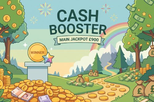 CASH BOOSTER- MAIN JACKPOT £900 -AUTO WIN 30/09