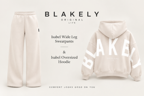 Blakely Isabel Wide Leg Sweatpants & Isabel Oversized Hoodie-AUTO WIN 22/09