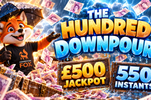 THE HUNDRED DOWNPOUR!- £500 JACKPOT 550 INSTANTS! - AUTO WIN 01/10