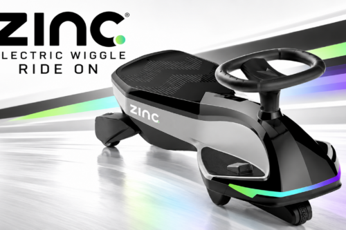 Zinc Electric Wiggle Ride On - Black-AUTO WIN 15/10