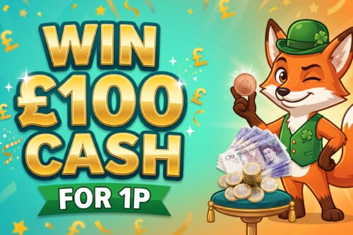 WIN £100 CASH FOR 1P-AUTO WIN 11/09