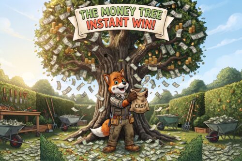THE MONEY TREE INSTANT WIN- £200 JACKPOT-AUTO WIN-16/09