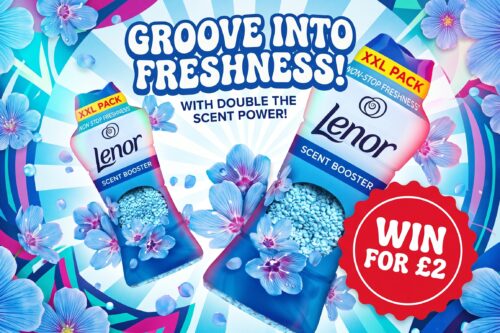 Lenor Laundry Perfume In-Wash Scent Booster 735g - Spring Awakening, Up to 12 Weeks Non-Stop Freshness in Storage (Pack of 2)-AUTO WIN 24/09