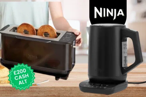NINJA KETTLE & TOASTER OR £200 CASH ALT-01/10-AUTO WIN