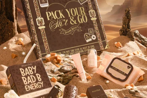 P LOUISE Cheetah Pack Your Shit & Go Suitcase Bundle-AUTO WIN 20/09