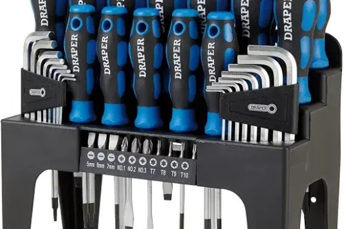 Draper 44 Piece Precision Screwdriver Hex Key and Bit Set -AUTO WIN 17/09