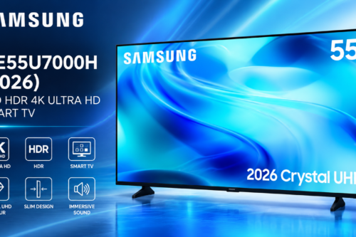 Samsung UE55U7000H (2026) LED HDR 4K Ultra HD Smart TV, 55 inch, Black- 05/10