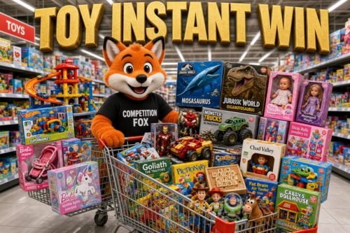 TOY INSTANT WIN- MAIN JACKPOT £50 CASH- AUTO WIN 15/09