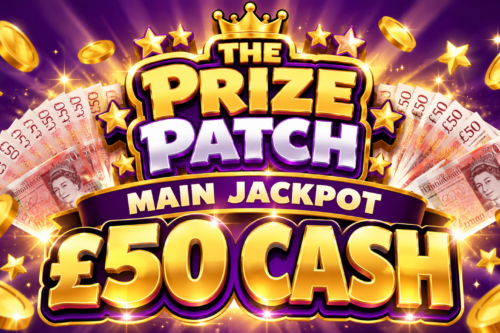 THE PRIZE PATCH- MAIN JACKPOT £50 CASH-AUTO WIN 06/10