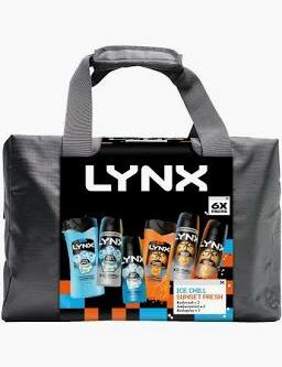 Lynx On The Go Weekend Bag Gift Set-AUTO WIN 05/09