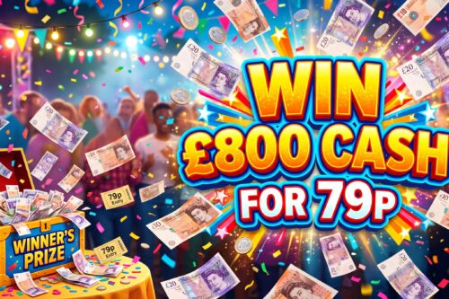 WIN £800 CASH FOR 79P- AUTO WIN 19/09