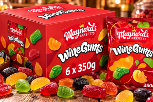 MAYNARDS BASSETTS WINE GUMS CARTON (BOX OF 6) AUTO-WIN 03/10