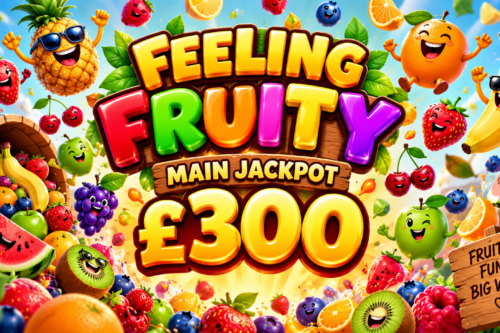 FEELING FRUITY - MAIN JACKPOT £300 - AUTO WIN 08/09