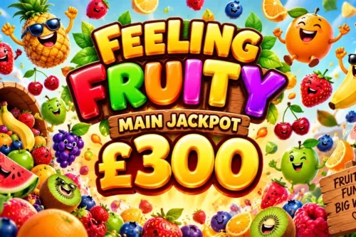 FEELING FRUITY – MAIN JACKPOT £300 – AUTO WIN 22/09