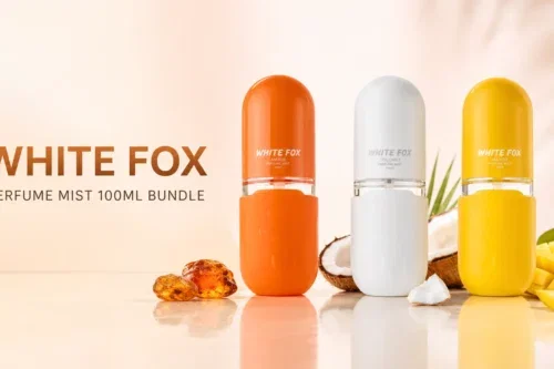 WHITE FOX PERFUME MIST 100ML BUNDLE-AUTO WIN 05/09