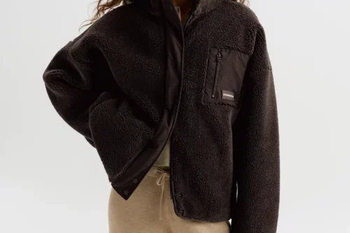 ADANOLA Pocket Fleece - Coffee Bean-AUTO WIN 23/09