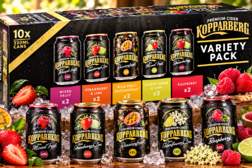 2 WINNERSX 3X KOPPARBERG FRUIT CIDER VARIETY / MIXED PACK 10 X 330ML CANS-AUTO WIN 03/10