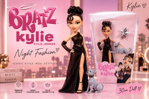 Bratz Kylie Jenner Night Fashion Doll 30cm-AUTO WIN 17/09