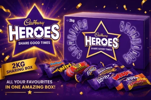 CADBURY HEROES CHOCOLATE BULK SHARE BOX, 2 KG (PACK OF 1) AUTO-WIN 03/09