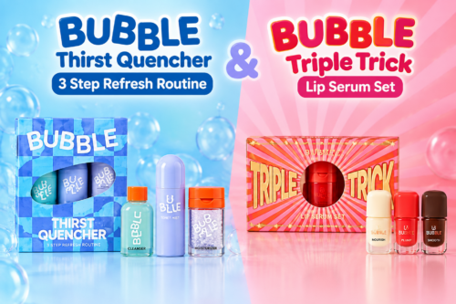 Bubble Thirst Quencher 3 Step Refresh Routine & Bubble Triple Trick Lip Serum Set-AUTO WIN 25/09