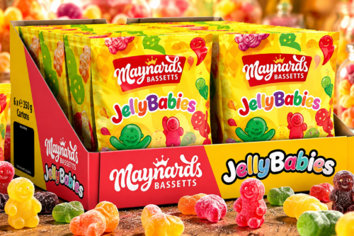 MAYNARDS BASSETTS JELLY BABIES CARTON (BOX OF 6) AUTO-WIN 03/10