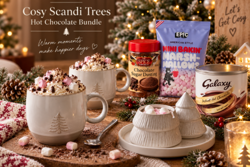 Next Home Cosy Scandi Trees Hot Chocolate Bundle-AUTO WIN 08/10