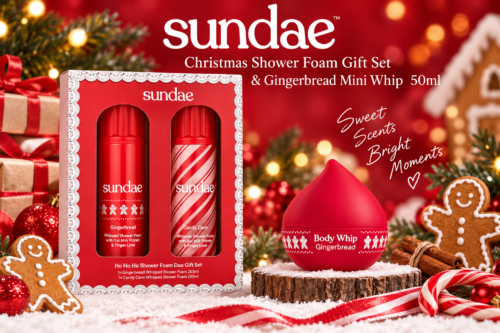Sundae Christmas Shower Foam Gift Set & Sundae Gingerbread Mini Whip 50ml-AUTO WIN 23/09