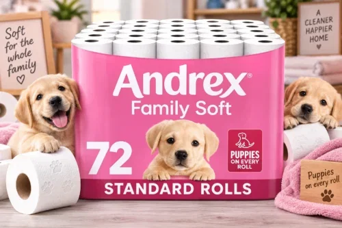 ANDREX FAMILY SOFT TOILET ROLLS – 72 TOILET ROLL PACK – AUTO WIN 14/09
