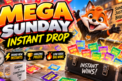 MEGA SUNDAY INSTANT DROP- MAIN JACKPOT £100 - AUTO WIN 13/09
