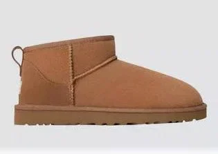UGG CLASSIC ULTRA MINI BOOTS, CHESTNUT-AUTO WIN 03/10