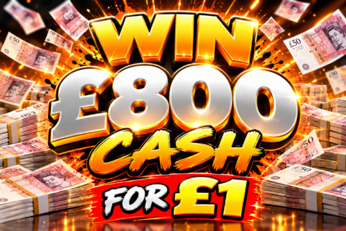 WIN £800 CASH FOR £1 - 12/10 – AUTO WIN 10/10