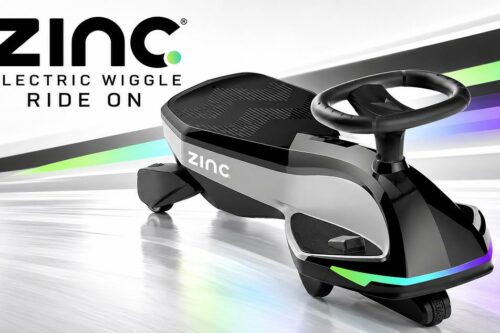 Zinc Electric Wiggle Ride On - Black-AUTO WIN 31/10
