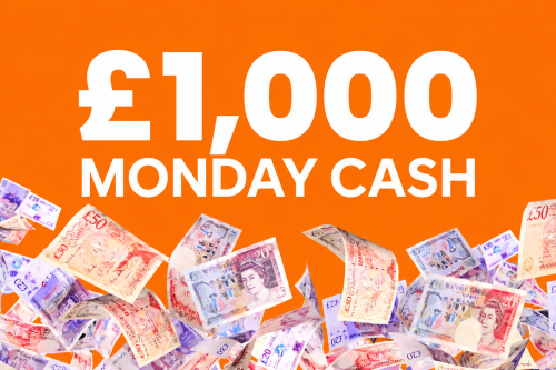 MONDAY CASH WIN £1000 AUTO-WIN 02/11