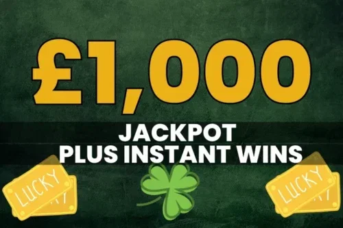 £1000 Cash JACKPOT + INSTANT WINS-AUTO WIN 23/10