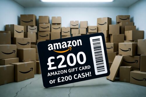 £200 AMAZON GIFT CARD or £200 CASH!- AUTO WIN 14/10