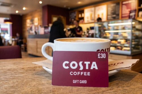 £30 COSTA GIFT CARD – AUTO WIN 12/10