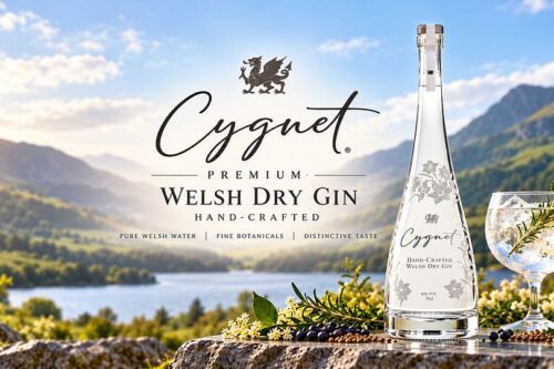 Cygnet Premium Welsh Dry Gin 70cl-AUTO WIN 19/10