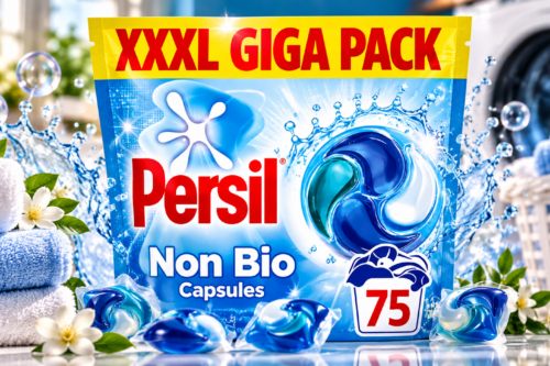 Persil Non Bio 4-in-1 Laundry Capsules 75 Washes AUTO-WIN 01/10