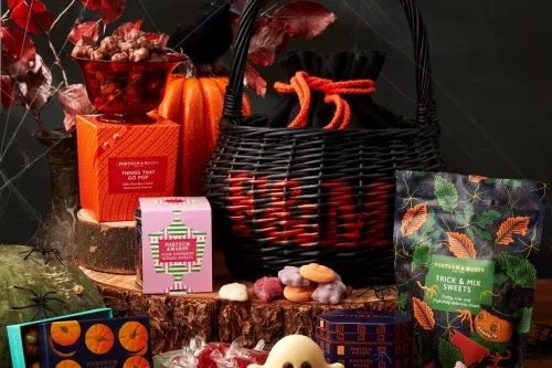 FORTNUM & MASON THE WICKED WICKER HALLOWEEN HAMPER, LIMITED EDITION- AUTO WIN 22/10