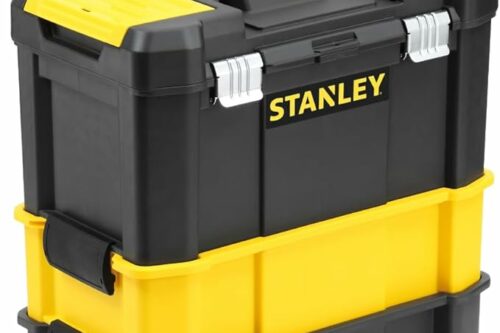 STANLEY Essential Rolling Workshop Toolbox, Metal Latches-AUTO WIN 18/10