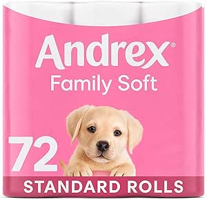 ANDREX FAMILY SOFT TOILET ROLLS – 72 TOILET ROLL PACK – AUTO WIN 30/10