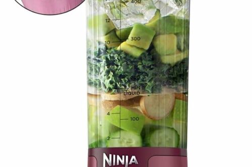 Ninja Blast 530ml Portable Blender, Leakproof Lid, Cranberry Red- AUTO WIN 17/10