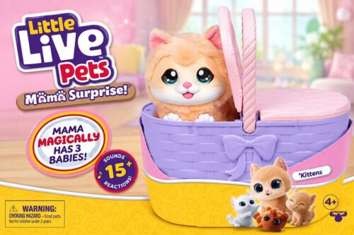 Little Live Pets Mama Surprise Kittens Playset-AUTO WIN 26/10