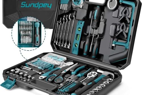Sundpey 257-PCs Portable Complete Household Tool Kit for Home DIY with Case-AUTO WIN- 02/11