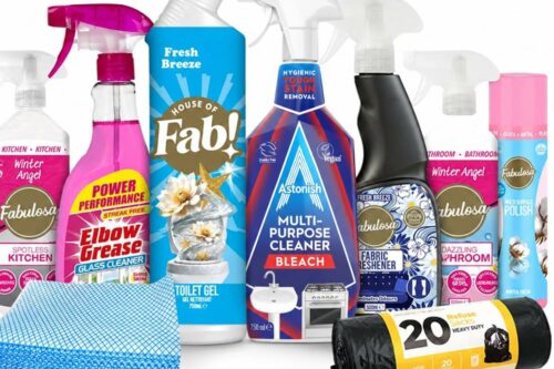 9 Piece Sunday Blitz Cleaning Bundle All-in-One Home Cleaning Kit Perfect for Kitchen Bathroom Windows & General Surfaces AUTO-WIN 05/10