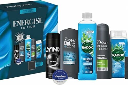 Lynx Radox, Dove Men+Care, Lynx & Vaseline The Energise Edition Gift Set 6 piece-AUTO WIN 14/10