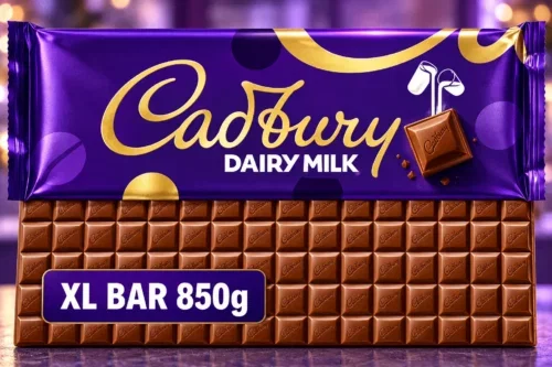 2X CADBURY DAIRY MILK CHOCOLATE GIFT BAR, EXTRA-LARGE, 850G 18/10